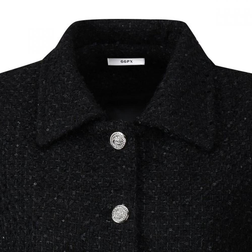Ggpx New York Waist String Tweed Vest  Gq4vt007f 