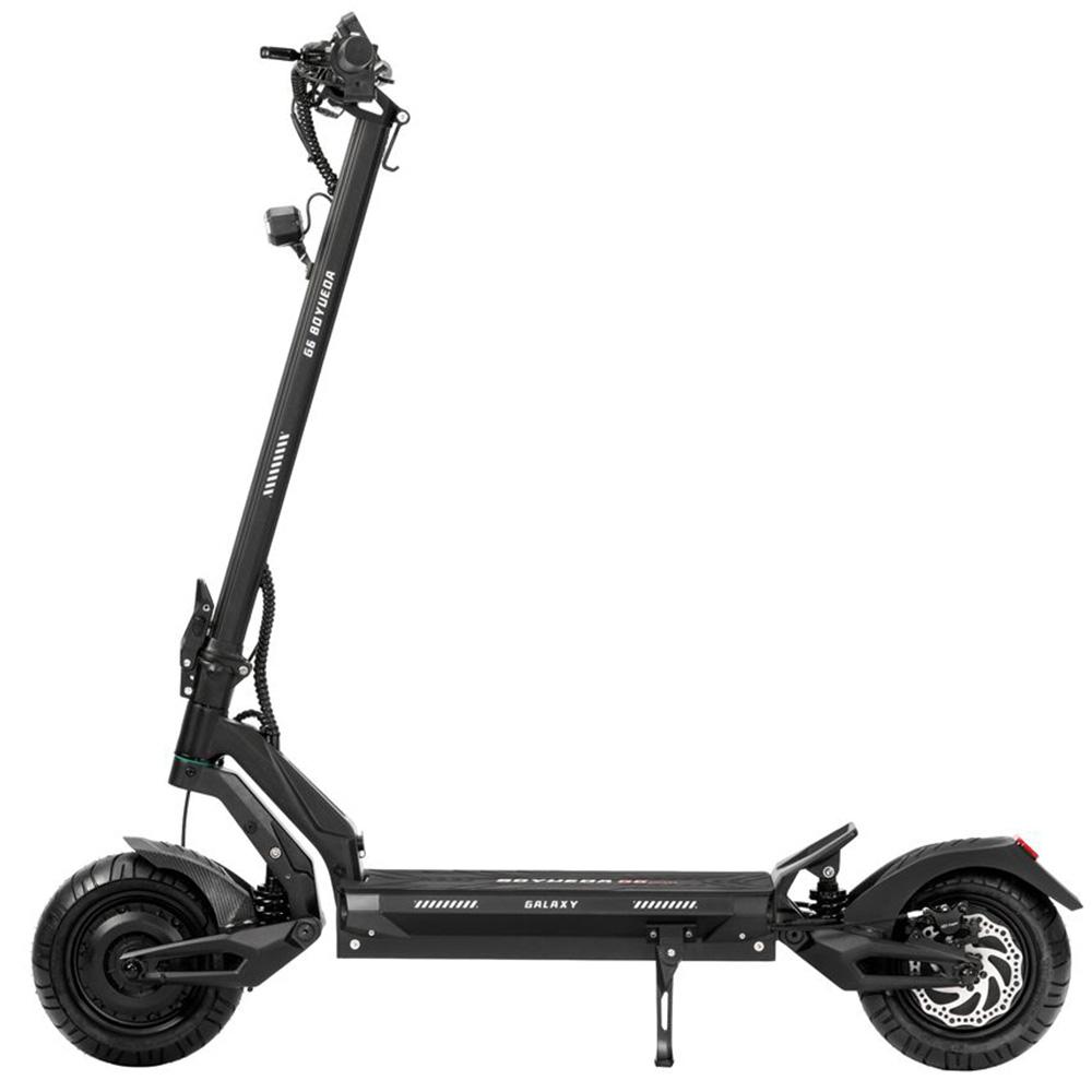 Electric Scooter Boyueda G6 1600Wx2 Peak Motor 10" Tire Full Suspension Electric Off Road Scooter 52V 28Ah NFC Unlock Max Load 150Kg Hydraulic Brakes