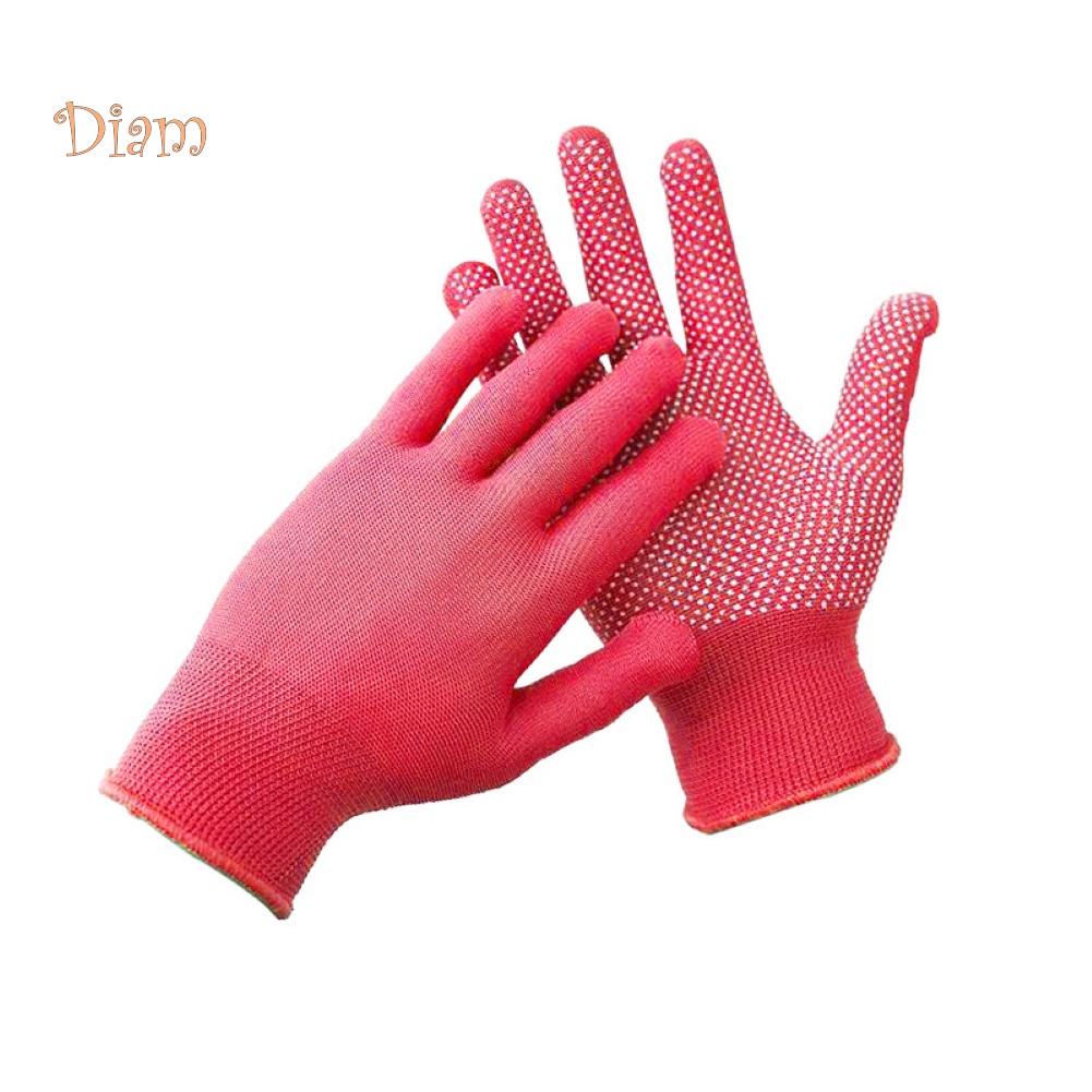 Диаметр 12 пар нейлоновых износостойких дышащих защитных кухонных перчаток для защиты труда