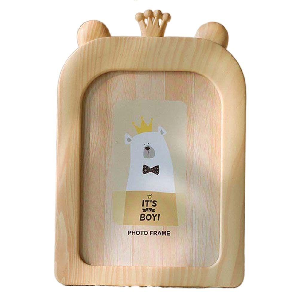Retro Wall Mounted Photo Frame Cute Picture Display 7 Inch Photo Frame Ornaments Children
