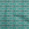 Georgette Viscose Aquamarine Green Fabric Block Quilting Supplies Print Sewing Fabric By The Yard 42 Inch