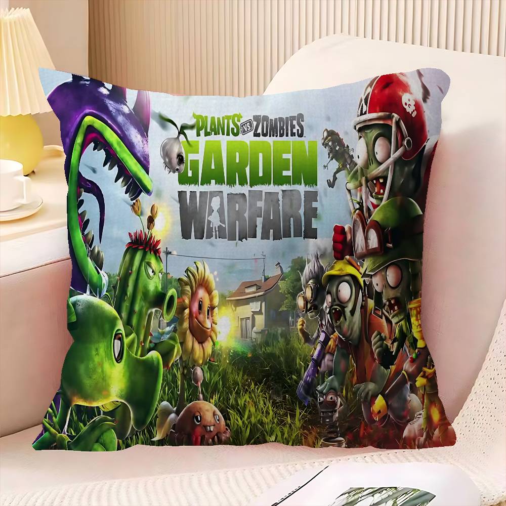 Игровой P-Plants Vs Z-Zombies Наволочка Подушка Чехол для Подушки Наволочка Гостиная Диван Домашний Декор На заказ