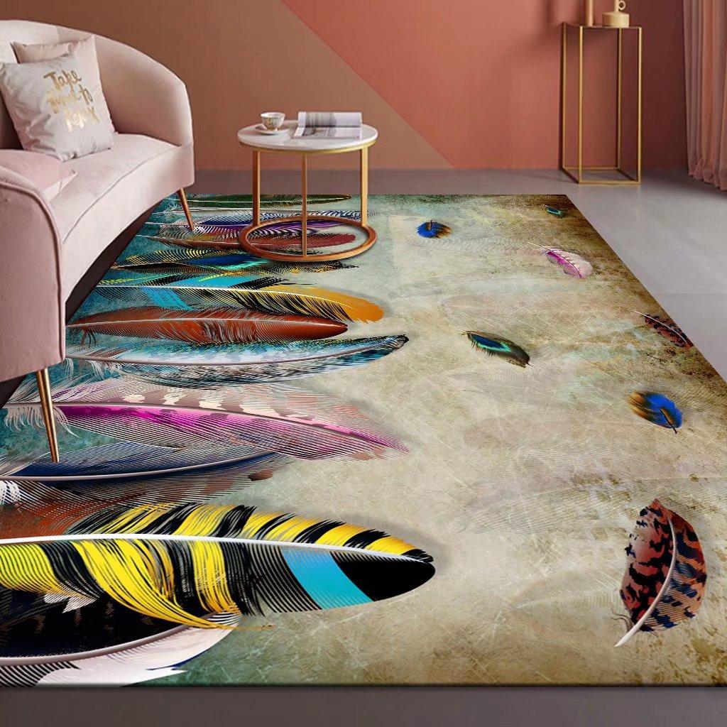 3D Арт Принт Ковер Современные Ковры для Гостиной Ковер для Украшения Дивана в Холле Мягкий Удобный Прикроватный Коврик для Спальни