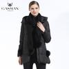 Gasman Синяя зимняя толстая куртка для женщин, пальто с капюшоном, модный пуховик, брендовое пальто, женская весенняя парка, теплое био-пальто 18833