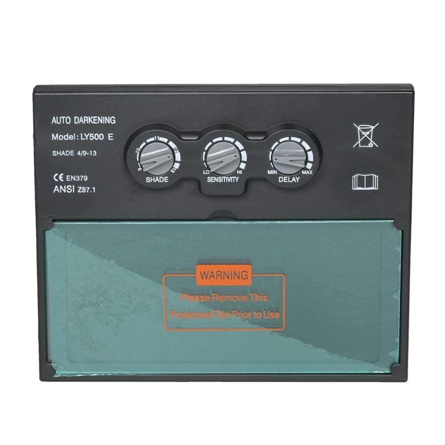 Сварочный самозатемняющийся фильтр Сварочные очки Солнечная линза Шлем Маска-экран Капюшон