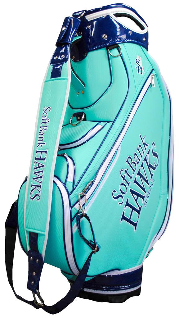 LEZAX Fukuoka Softbank Hawks Type Caddy Bag Hawk Festival 2023 Model Emerald Green 10.0 SBCB-3487