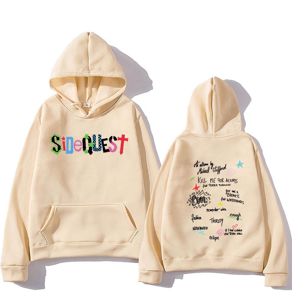 5 Seconds of Summer Michael Clifford Hoodie 2025 Album SIDEQUEST Men/women Hoodies Harajuku Winter Clothes Pullover Sweatshirt