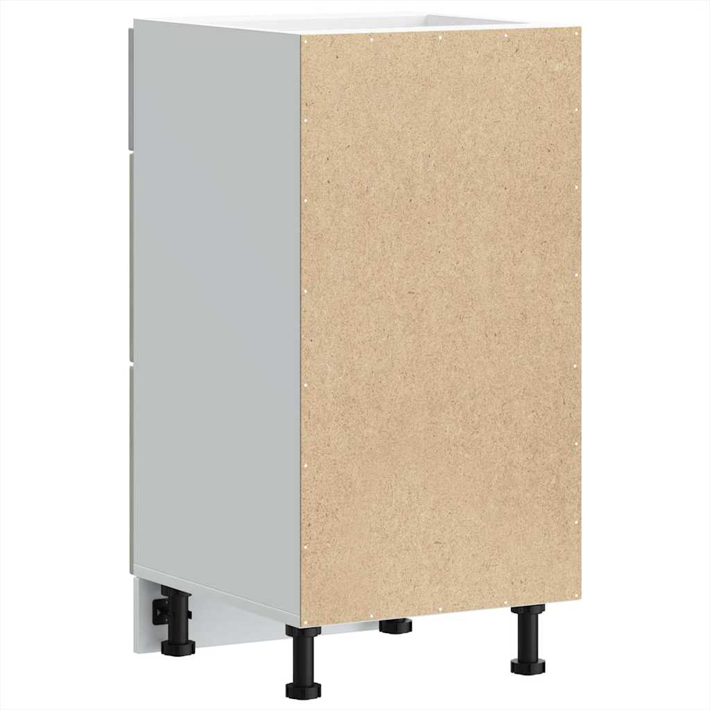 Kitchen Base Cabinet Kalmar Concrete Grey Wood Based Panel