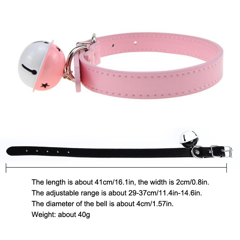 Bell PU Leather Necklace for Women Sex Slave Bdsm Bondage Collar Sex Toys for Couples Sex Accessories Sex Shop