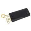 Key Case Key Ring Brand Leather Genuine Leather 4 Rows SKH087 PV0011 Unisex [Ilbizonte] Men's Women's (NERO/Black) [Item]