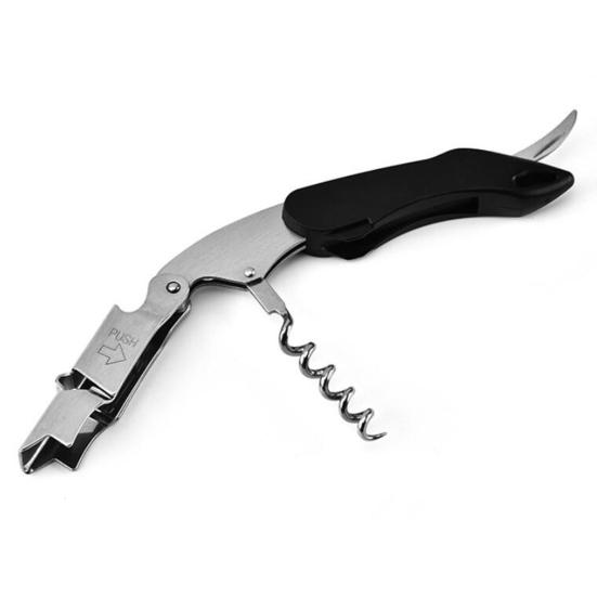 Открывалка для бутылок Многофункциональная нескользящая ручка Экономящая труд нержавеющая сталь 2 в 1 Извлекатель пробок из винных бутылок Кухонные принадлежности