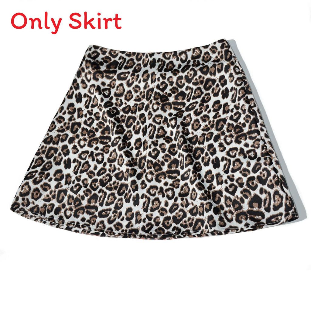 Satin Floral Print Short Skirt With High Waist Zipper For Spring Fashion Women
