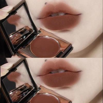 Мягкая паста из красной фасоли Розовая помада и тинт для щек: Матовый, Водостойкий, Не выцветающий, Осветляющий кожу