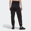 Adidas Stella McCartney M Pants Solid Color Logo Print Elastic Straight Sports Pants Women Pants Black HG6841