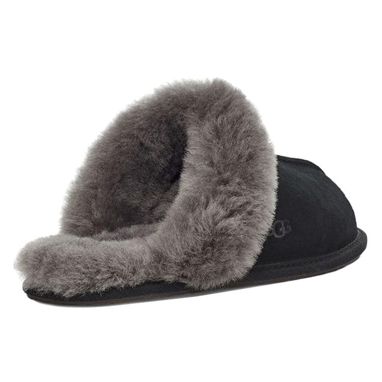 UGG Scuffette II Черно-серые женские кроссовки 1106872-BCGR