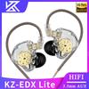 Original KZ EDX Lite HIFI Bass Earphones Stereo Music Earbuds In Ear IEM Monitor Stage Live Headphones Gaming Sports Headset Pro