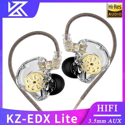 Оригинальные наушники KZ EDX Lite HIFI Bass, стереонаушники для музыки, внутриканальные наушники IEM, мониторные наушники для сцены, игровые спортивные наушники Pro
