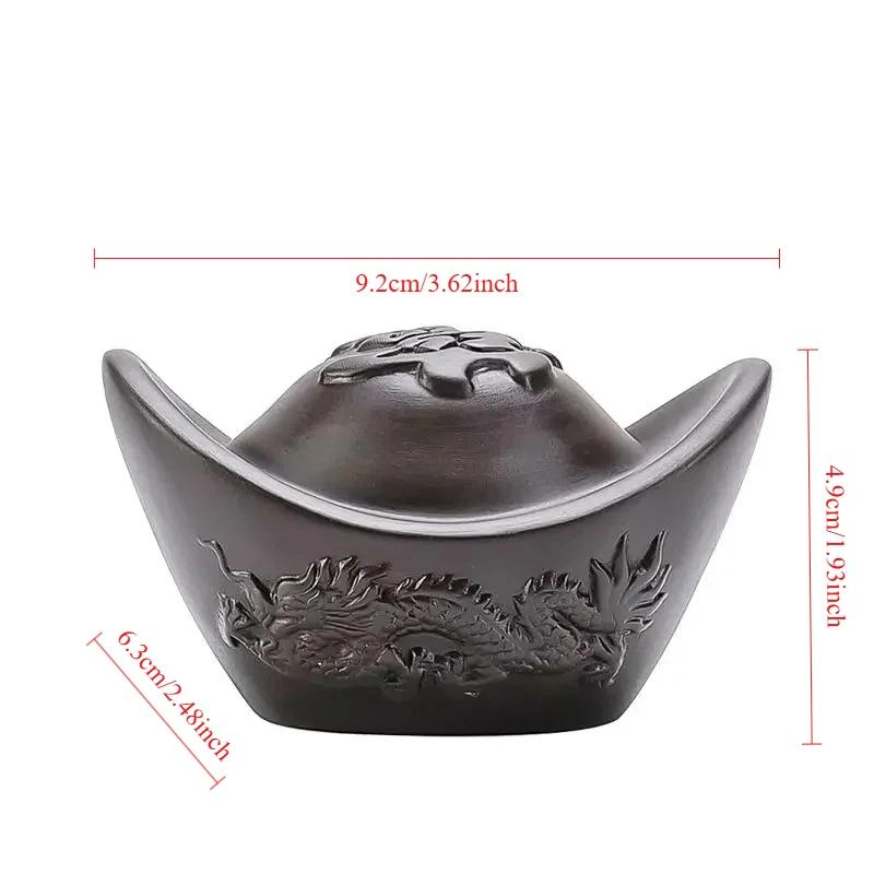 Changeable Color Tea Pet Purple Clay Tea Play Tea Pot Lid Tea Table Accessories Creative Wealth Bowl Tea Ceremony Decoration