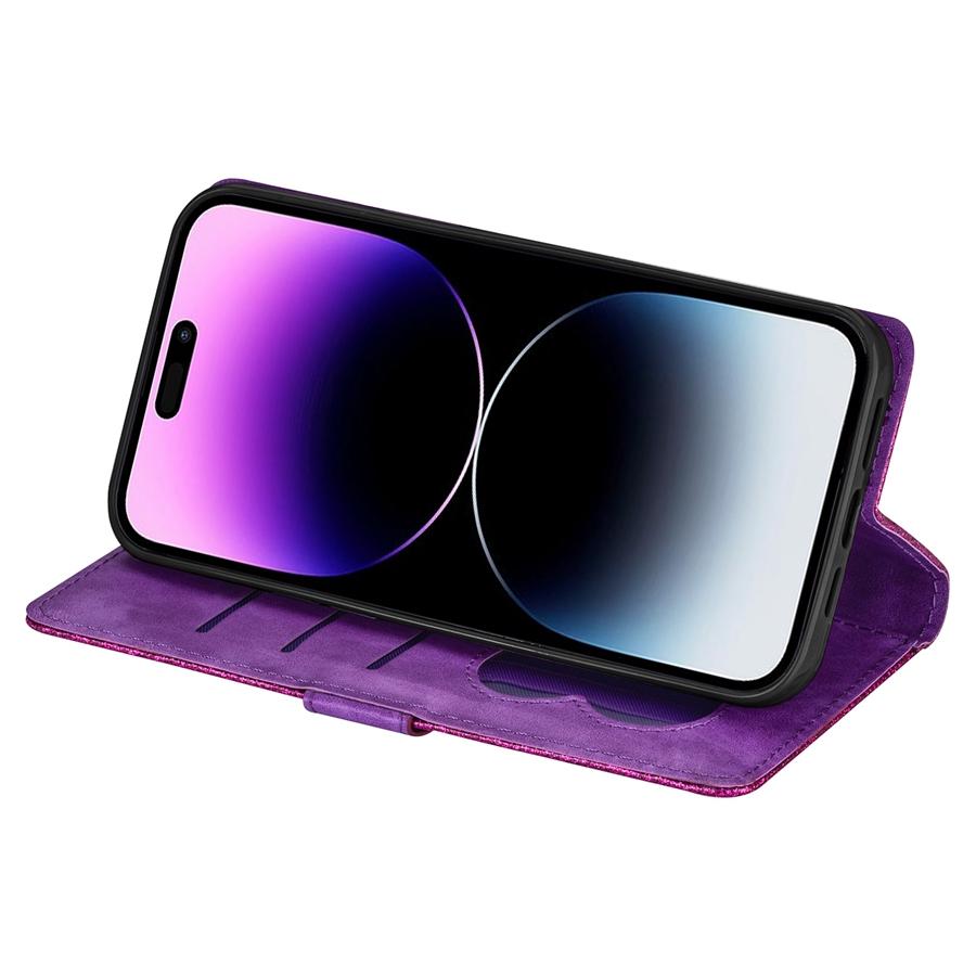 Бумажник Модные блестящие слоты для карт Флип Мягкий силиконовый слот для карт Кожаный чехол для iPhone Samsung Galaxy Xiaomi Redmi Huawei Google OnePlus Case