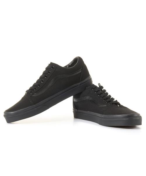 Vans Старая школа - (холст) черный:Черный VN000D3HBKA1
