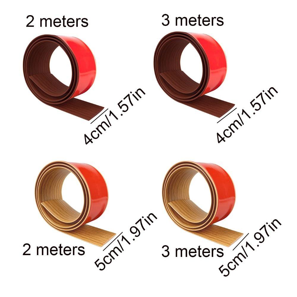 Водонепроницаемая переходная полоса для пола, самоклеящаяся напольная отделка края шва, полоски для покрытия пола, двери