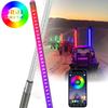 1 шт. RGB светодиодный кнут Светодиодный автомобильный светодиодный свет RGB Водонепроницаемый Гибкий Пульт ДУ Приложение Управление музыкой Светодиодный флагшток для внедорожника Квадроцикла UTV RZR