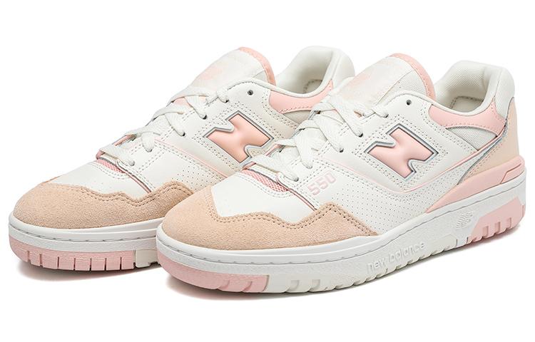 New Balance Кроссовки 550 "Бело-розовые" Женские BBW550WP