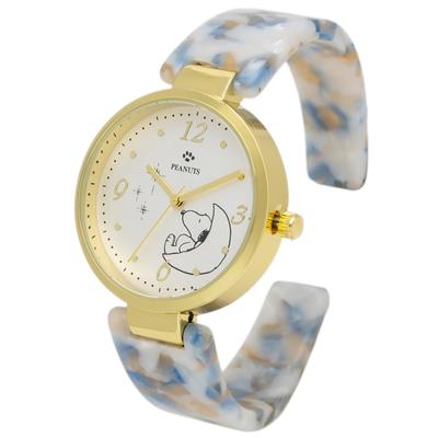 Наручные часы Snoopy Analog Acrylic Bangle Watch Blue [Fieldwork] PNT038-2 Женские