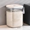 6L/12L Flour Storage Box Sealed Rice Bucket Pet Grain Storage Bucket Cat Grain Bucket Miscellaneous Grain Rice Jar For Kitchen