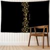 Золотой олень гобелен настенный Психоделический Колдовство Простой Богемный Декор для дома Фон Ткань