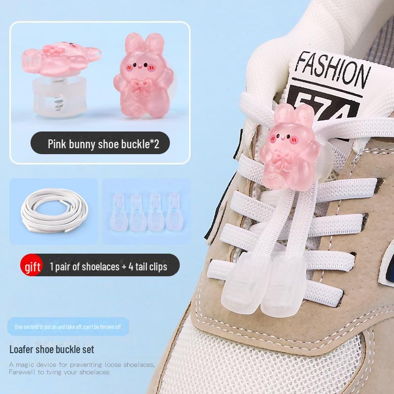 Детская пряжка для обуви без завязок с рисунком из мультфильма - декоративная застежка-пружинка