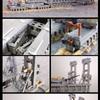 3846 шт. K10005 WW2 железная дорога тяжелая артиллерия модель танка военная серия оружия DIY игрушки строительные блоки подарок для мальчиков