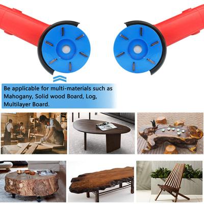 Yousheng 6-зубчатый диск для резьбы по дереву, гладкая и точная резьба, простая установка, многоцелевой диск для удаления пней, угловая шлифовальная машина, диск для резьбы по дереву