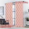 2D FLAT PRINTING 2pcs Curtains (Without Rod) Art Deco Fan Motif Modern Minimalist Curtains Versatile Polyester Fabric Curtains