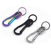 Зажим для брелка, быстросъемный, нержавеющий, устойчивый к коррозии компактный размер, сверхлегкий карабинный ключ