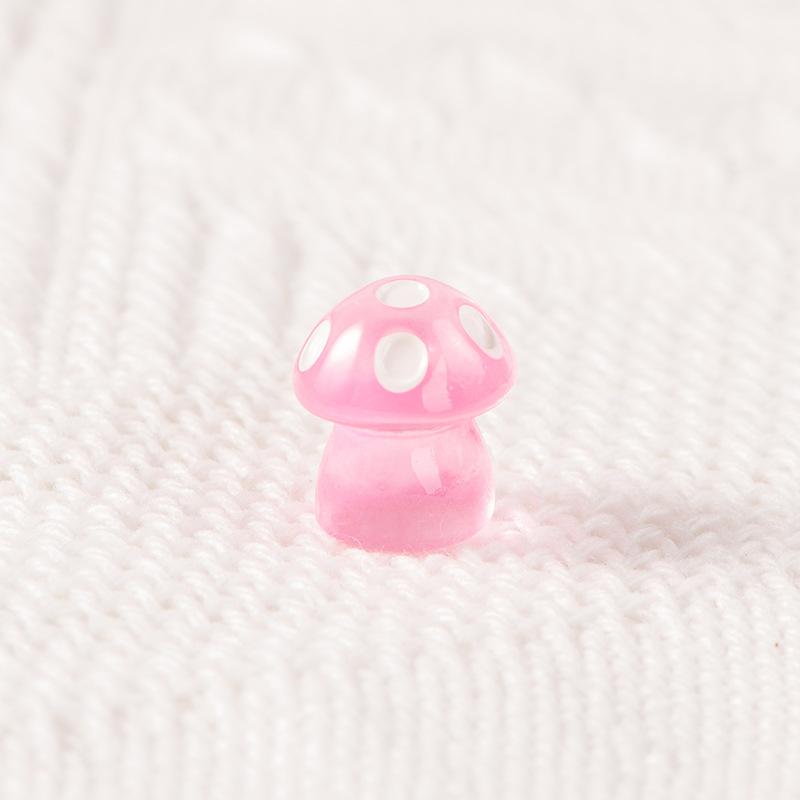 Светящиеся в темноте маленькие грибы из смолы украшения микро ландшафтный сад материалы своими руками аксессуары настольные милые светящиеся украшения