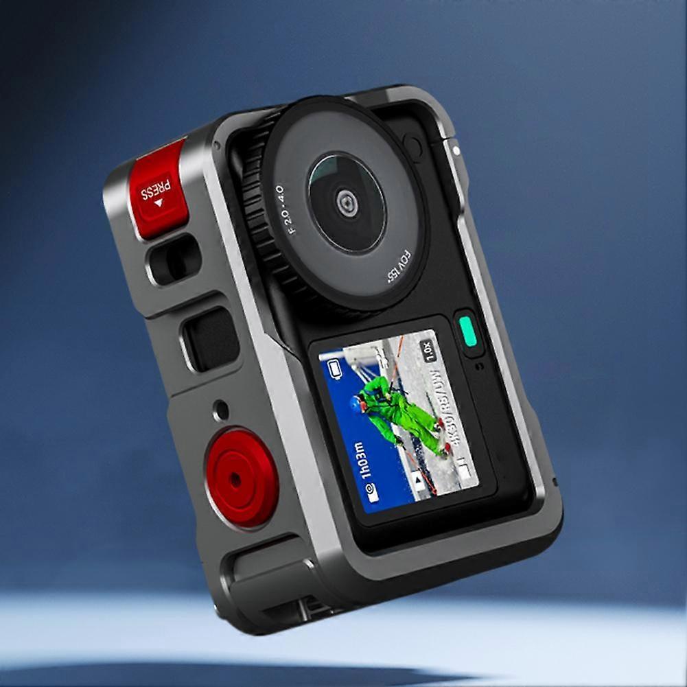 Flymile Applicable For DJI Action 6 Protective Cage Metal Frame Sports Camera Accessories