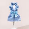 Bow Headband Cat Dog Princess Dress Polka Dots Printing Pet Dress Cute Pet Skirts  Spring Summer