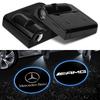 2 шт. Светодиодная подсветка эмблемы двери автомобиля, Беспроводной лазерный проектор приветствия для Mercedes Benz GLK GLA A B C E R G Class C180 S200 S300 W176 W246 W205 W213