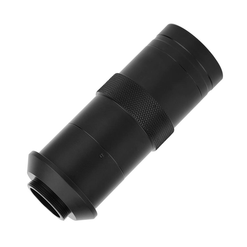 CCD Industrial Microscope Camera 8X100X C Mount Lens 25mm Zoom Adjustable Magnification