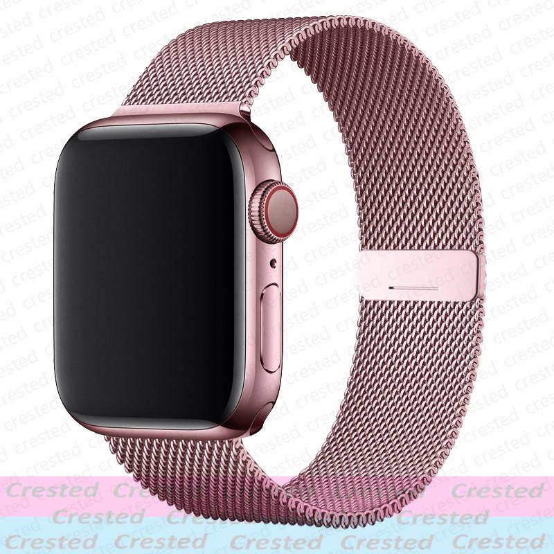 Миланская петля Ремешок Для Apple Watch Ремешок 44мм 40мм 45мм 41мм 49мм 42мм 38мм correa bracelet iWatch серия 3 6 se 7 8 9 5 ultra 2