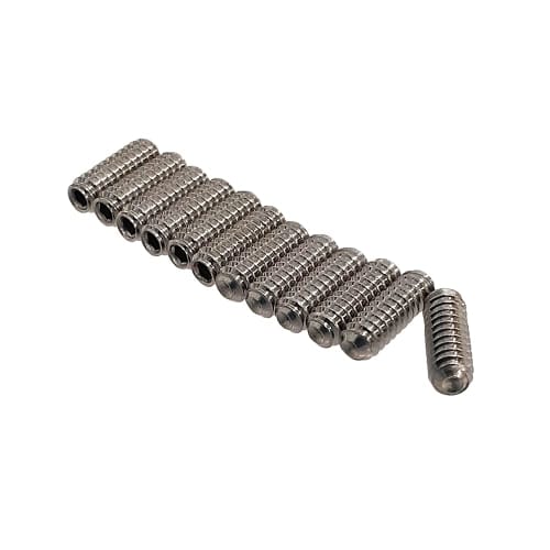 YJB PARTS дюйм (#4-40UNC) Регулировочный винт высоты струн, Нержавеющая сталь (5/16")