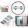 2Pcs Car Sunroof Curtain Rail Sliding Bracket Auto Parts For BMW X1 E84 2009-2014 54102993888-A09E