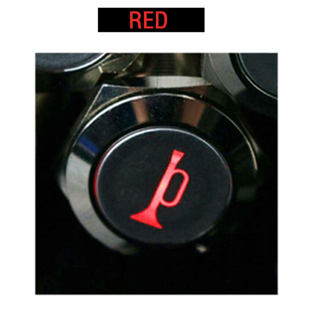 16MM Car Horn Reset LED Push Button Momentary Switch Auto Household Gas Water Heater Light Push Button Automobile Accessories