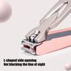 Xiaomi Stainless Steel Anti-Scatter Nail Clipper for Home Manicure and Pedicure, with Built-in Nail File and Clippings Catcher Design