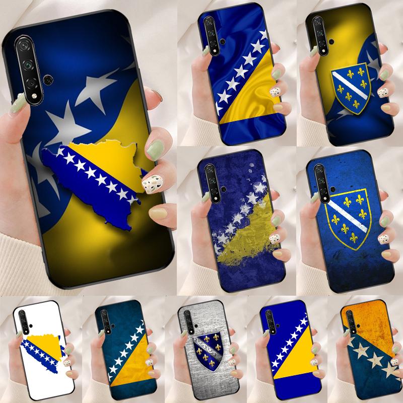 Флаг Боснии и Герцеговины для Huawei Nova Y90 Y70 Y60 Y61 Y91 Y72 9 10 SE 12i 12s 11i 5T P60 Pro P20 P30 P40 Lite Чехол
