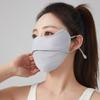 Hanging Ear Summer Face Mask Ice Silk Sports Mask Gifts Sun Protection Mask
