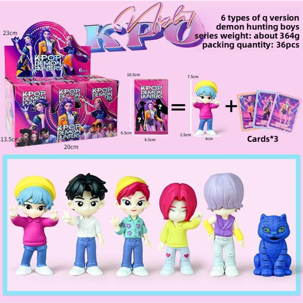 K-POP Охотники на ведьм Набор фигурок-сюрпризов Декоративная кукла Фигурка Мобильный Настольный