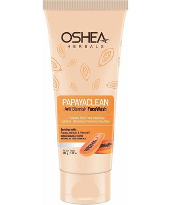 Oshea Herbals Papayaclean Гель для умывания для глубокого очищения и ухода против несовершенств кожи (100 г)