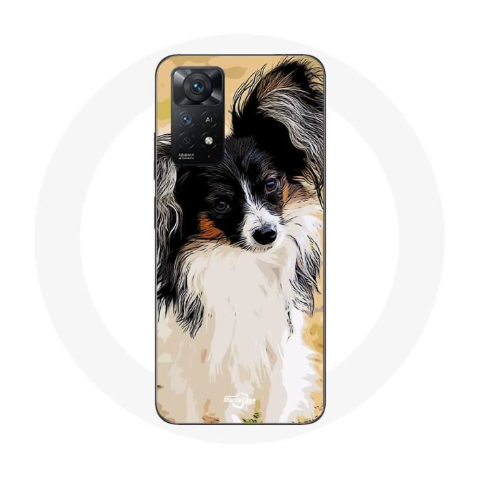 Coque - Redmi - Note 11 Pro 5G - Épagneul nain continental papillon - Souple - Mixte